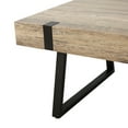thumbnail image 5 of Faux Wood Coffee Table In Canyon Grey, 43.68" L X 23.74" W 16.82" H, Strong Metal Legs, Top Surface 43.68"l 23.74"w 16.82"h Table, Board, 5 of 6