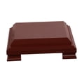 thumbnail image 4 of tamizeot Traditional Craft Wood Vase Riser Square Display Base For Elegant Plant Stand Wooden Display Base Square Solid Aquarium Dark Red 15x15x5.5cm, 4 of 6