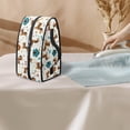 thumbnail image 3 of HELLHERO Iron Carrier Bag Universal for Most Irons Handheld Travel Steamer Organizer Dachshund Paw Print Pattern Gift, Case Only, 3 of 6
