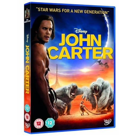 John Carter DVD International Release Zone Free