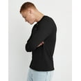 thumbnail image 3 of Hanes Originals Mens Ringspun Cotton Three Button Long Sleeve Henley Shirt, Sizes S-3XL, 3 of 5
