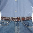 thumbnail image 2 of Men's Stretch Woven Braid Belt, Woven Elastic Golf Belt For Hunting Pants Casual Shorts Jeans, 2 of 7