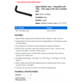 thumbnail image 2 of Upper Radiator Hose - Compatible with 1962 - 1964 Jeep 6-230 3.8L 6-Cylinder GAS 1963, 2 of 2