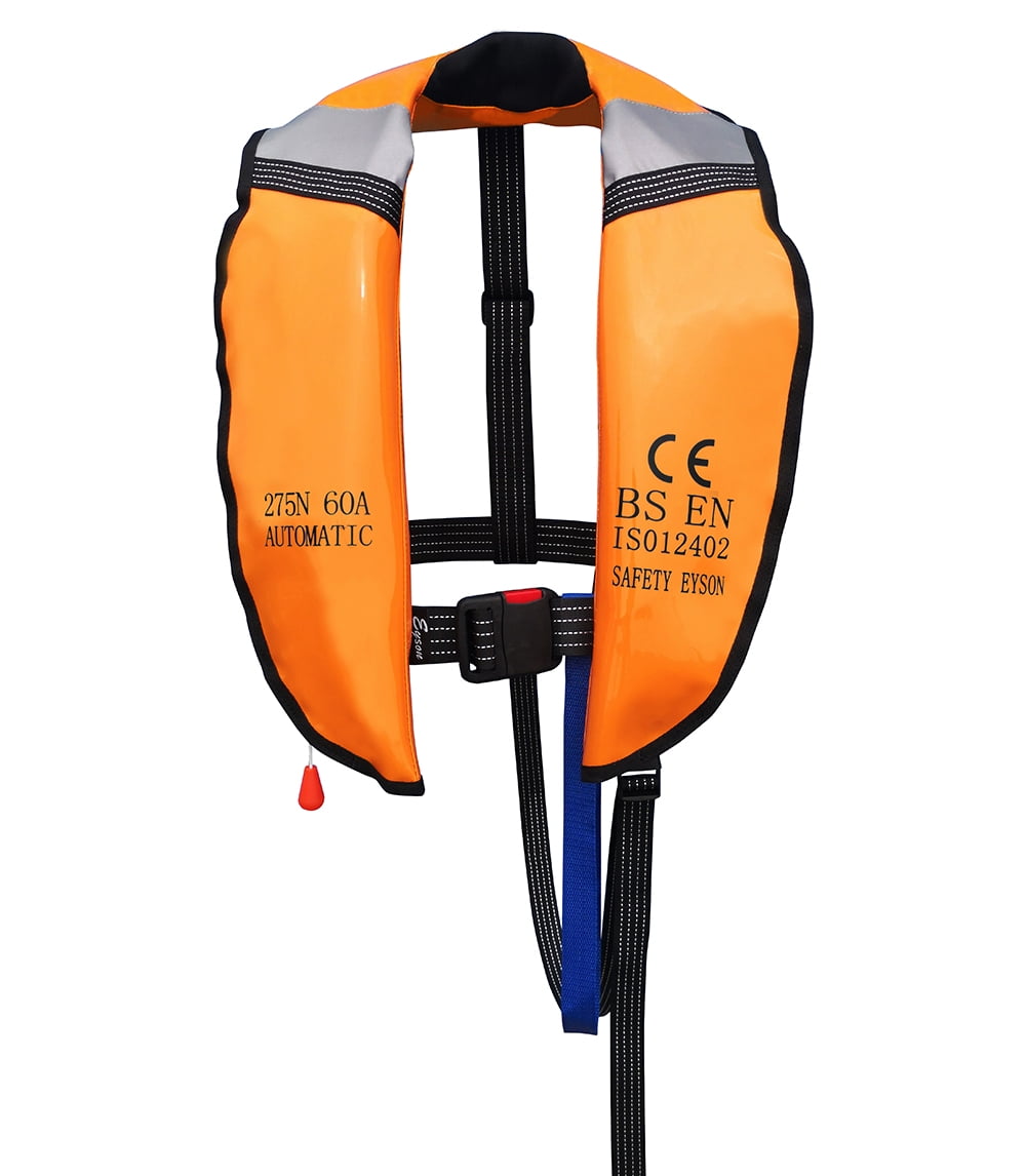 Details about   Top Automatic/Manual Life Jacket Inflatable Life Vest Fishing Kayak Boating 