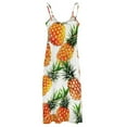 thumbnail image 5 of Lunarable Pineapple Sleeveless Dress Woman Fashion Long Dresses Women's Summer Suit Dress Summer 2025 Women, 5 of 7