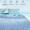 thumbnail image 7 of InsCrazy Cooling Comforter Skin-friendly and Keep Adults Cool on Warm Nights Cool Feeling Ice Silk Blanket on Clearance, 7 of 7
