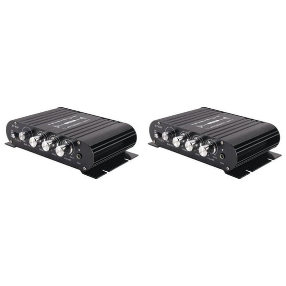 2X -838 HIFI Amplifier 2.1 Channel Car MP3 Amp AUX Input High & Low Adjustment Super 20Wx2 40W Amplifier