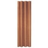 Homestyle Vienna PVC Accordion Folding Door Fits 36"wide x 80"high Fruitwood Woodgrain Color