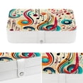 thumbnail image 4 of Musical Note Portable PU Leather Jewelry Stand with Removable Compartment, Display Case, Earring Holder, and Organizer Box, 4 of 6