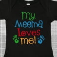 thumbnail image 4 of Inktastic My Meema Loves Me Boys or Girls Baby Bodysuit, 4 of 5