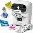 thumbnail image 5 of Thermal Label Printer Label Printer Small Black Label Maker 10 Bluetooth Thermal Label Makers for Small Business Home 2 Inch Barcode Label Sticker for Address/Logo/Clothing Label, 5 of 7