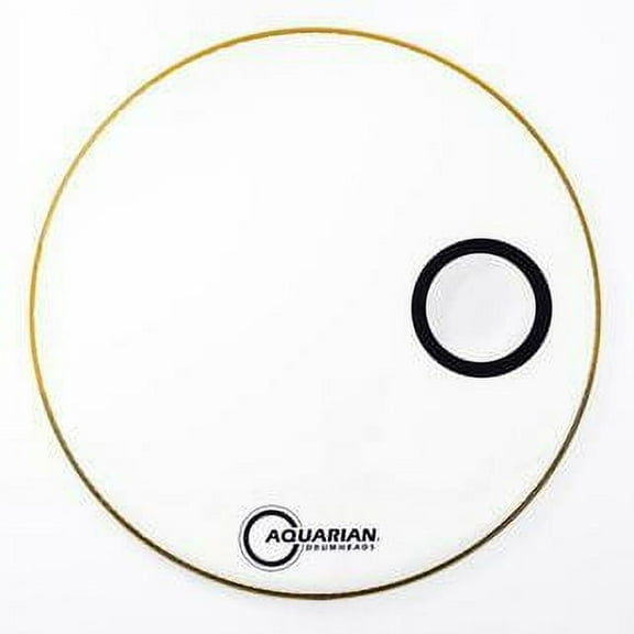 Aquarian - SMPTCC20WH - 20" Small Off-Set Port Resonant Bass Drum White