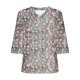 thumbnail image 3 of Blusa de Manga Corta Mujeres Cuello en V de Verano Impreso, Top Regular Casual Sexy para el Hogar Y el Uso Diario, 3 of 3