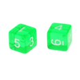 thumbnail image 2 of Dados acrílicos de varios lados 5 unids/set D6 juegos 5 colores Zulema Dados varios lados, 2 of 6