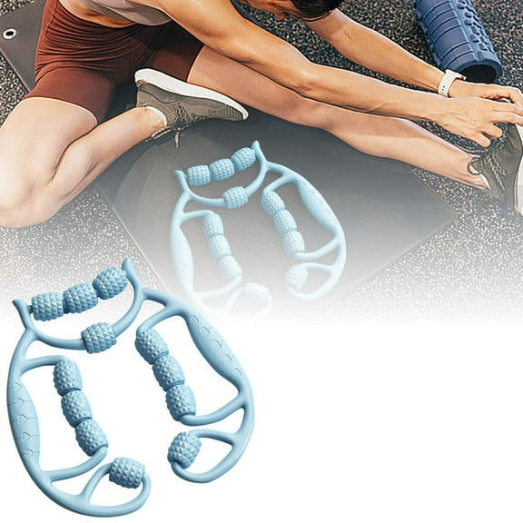 Leg Roller, Clamp Leg Massager, with 12 Wheels for Relaxation Muscles, Wrist, Hand, Foot, & Thigh Massage Leg Rollers for Muscles for Tennis Elbow Legs