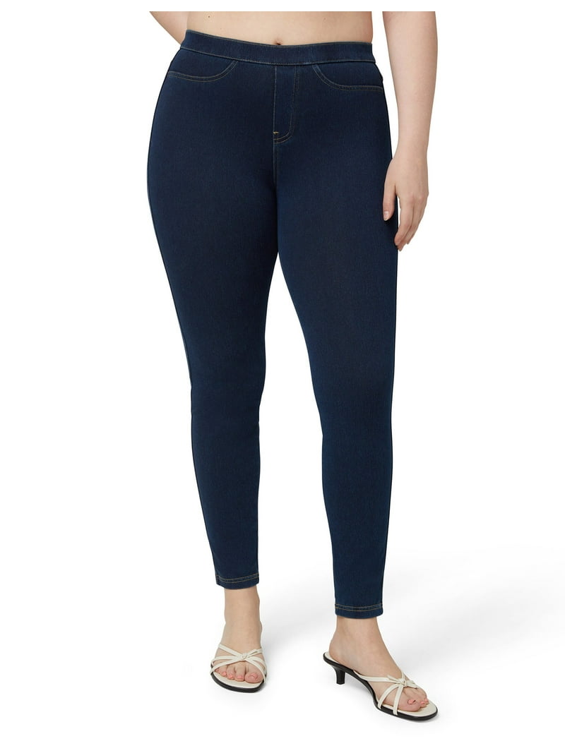No nonsense Women's Classic Indigo Denim Legging, Dark Denim