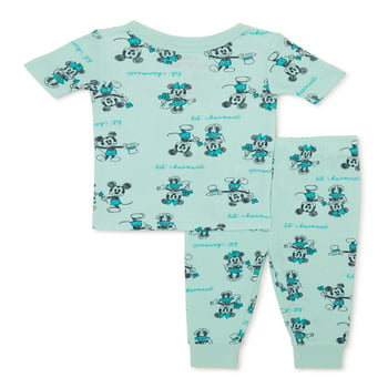 Mickey Mouse Disney Mickey and Minnie Mouse Toddler Unisex St. Patrick's Day, 2-Piece Pajama Set, Sizes 12M-5T