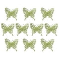 thumbnail image 1 of Simulation Butterfly Christmas Plastic Decoration Accessories Layer Gold Powder Glitter New Artificial Flower  Tree, 1 of 10