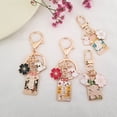 thumbnail image 4 of WASHWEPE 4Pcs Japanese Key Chain With Oval Shape In Assorted Color For Daily Use, 4 of 8