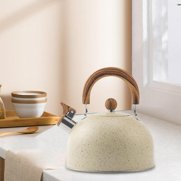 Tetera de 2,95 cuartos de galón Tetera silbadora de 2,8 litros para estufa Tetera de acero inoxidable antioxidante para café y leche Tetera silbadora