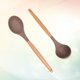 thumbnail image 4 of GOOHOCHY Juego de 2 utensilios de cocina de silicona con mango de madera y antiadherentes., 4 of 8