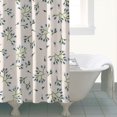 thumbnail image 4 of Waterproof Beautiful Colorful Floral Shower Curtain 72x72 Inch Boho Style Polyester Unique Shower Curtain for Bathroom Hotel Home Decor with 12 Plastic Hooks, 4 of 5
