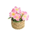 thumbnail image 2 of Maceta de flores artificiales con huevos de Pascua y vegetación para la decoración de la mesa de la oficina en casa de primavera y verano, 2 of 8