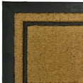 thumbnail image 5 of HomeRoots 572195 Modern 18 x 30 in. Beige & Black Rubber & Coir Outdoor Door Mat, 5 of 5