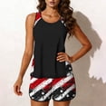 thumbnail image 4 of POTETI Modest Womens Swimsuit Tankini Summer Beach Independence Day American Flag Bathing Suits for Women, 4 of 7