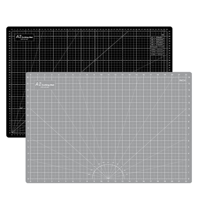 Alfombrilla de corte Headley Tools, gruesa, autorreparable, tamaño A2, 45 x 60 cm