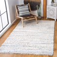 thumbnail image 2 of Safavieh Rag Rug Collection RAR121G Handmade Boho Stripe Cotton Area Rug, 4' x 6', Ivory / Multi, 2 of 5