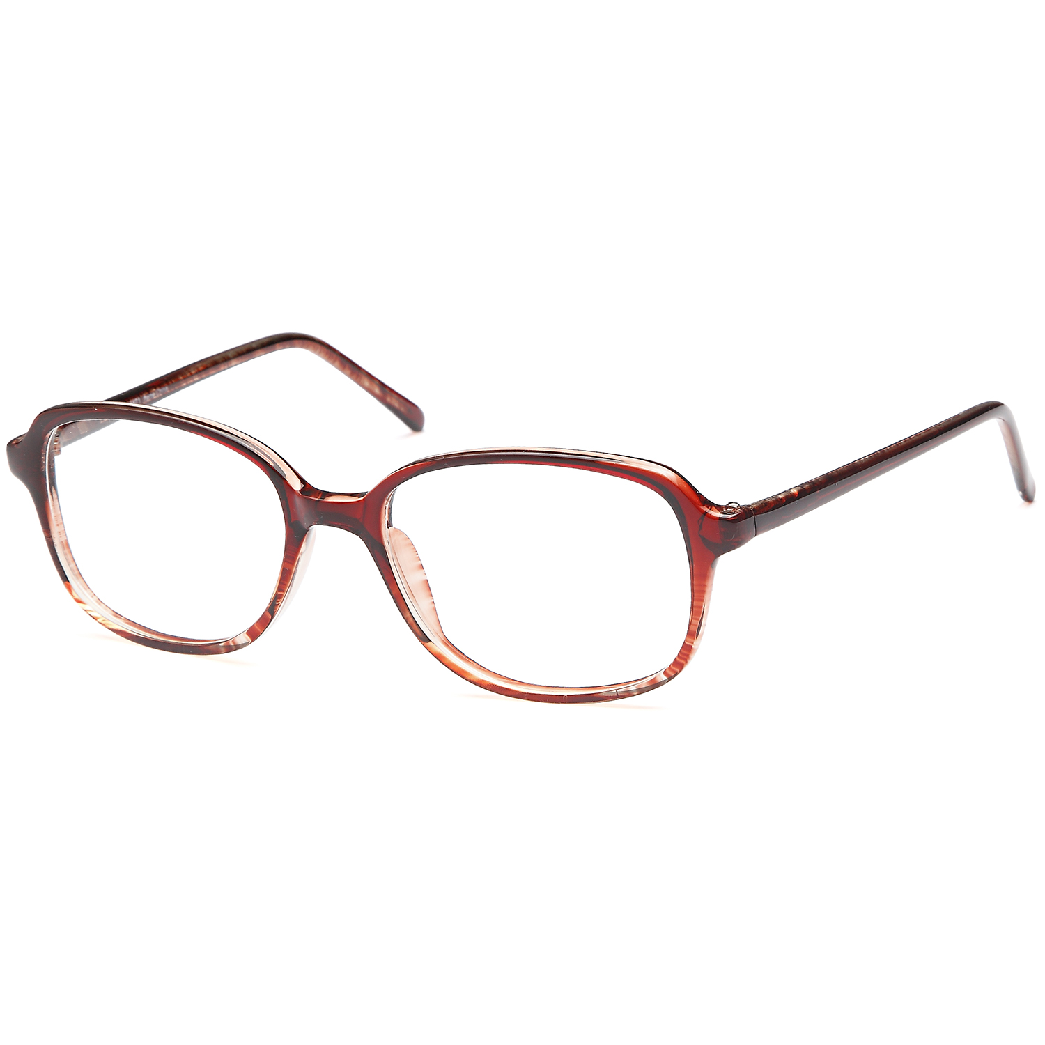 Men's Eyeglasses 55 18 145 Brown Plastic