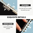 thumbnail image 3 of FORMRS 1-Subject Spiral Notebook 8" x 5" College Ruled 60 Refillable Sheet A5 Hard Cover, 2 Pack, Gray Snowflake, 3 of 7