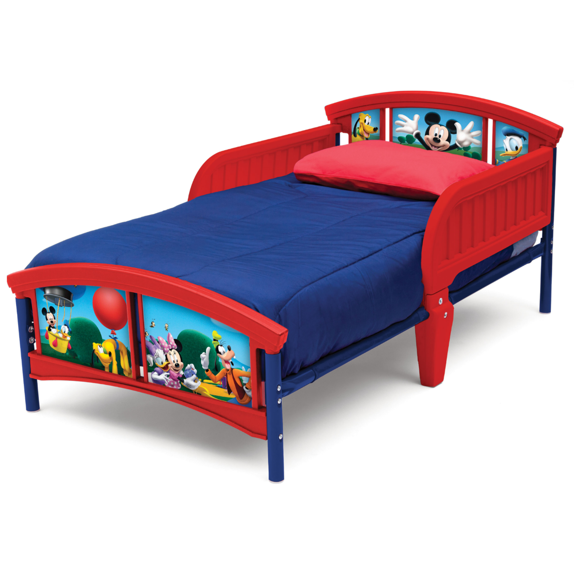 Delta Children Disney Mickey Mouse Plastic Toddler Bed Multiple