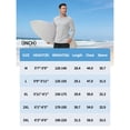 thumbnail image 6 of SPEEDRUN 3 Pack Men Long Sleeve Workout Shirt, UPF 50+ UV Sun Protection Fast Dry Moisture Wicking Workout Tops with Crew Neck, Sizes M, 6 of 6