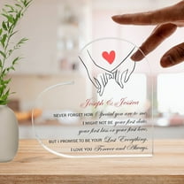 Personalized Gift for wife, Valentines gift for him Heart acrylic Plaque Gift for husband Boyfriend Girlfriend Anniversary Birthday gifts