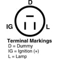 thumbnail image 3 of alternator bbb industries 13336 reman Fits select: 1989-1995 GEO TRACKER, 1989-1998 SUZUKI SIDEKICK, 3 of 4