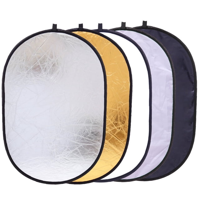 Reflector fotográfico Konseen 5 en 1 de 60 x 90 cm con bolsa de transporte
