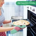 thumbnail image 2 of Yayeee Pot Holders Kitchen Heat Resistant with Pocket 7"x9.8" Cotton Oven Cooking Hot Pads, Pink Cheetah, 2 of 7