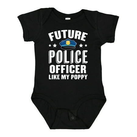 

Inktastic Future Police Officer Like My Poppy Gift Baby Boy or Baby Girl Bodysuit