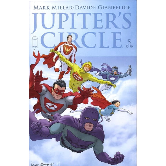 Jupiter's Circle #5A VF ; Image Comic Book