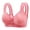 Hot Pink, variant on TAGOLD Womens Summer Casual Bra,Women's Solid Color No Steel Ring Push Up Breathable Underwear Daily Bra