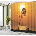 thumbnail image 5 of Ambesonne Orange Shower Curtain, Romantic Sunset Twilight, 69"Wx84"L, Orange, 5 of 5