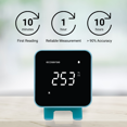 thumbnail image 2 of Ecosense EB100 EcoBlu, Digital Radon Detector, Fast & Accurate, Short-Term and Long-Term Monitoring, Full Size LED Screen, Easy to Use (Blue), 2 of 8