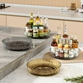 thumbnail image 5 of Lignoak Rotating Rack Kitchen Countertop Multifunctional Storage Turntable Spice Storage Rack Living Room Desktop Storage Tray Coffee, 5 of 7
