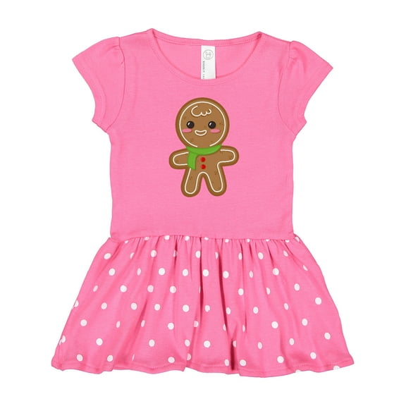 Inktastic Gingerbread Christmas Gift Baby Girl Dress