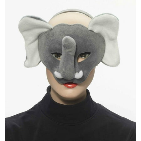 Deluxe Elephant Animal Plush Costume Mask