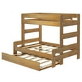 thumbnail image 2 of Max & Lily Modern Farmhouse Twin over Full Bunk Bed with Trundle, Solid Wood Bed for Kids, 2 of 8