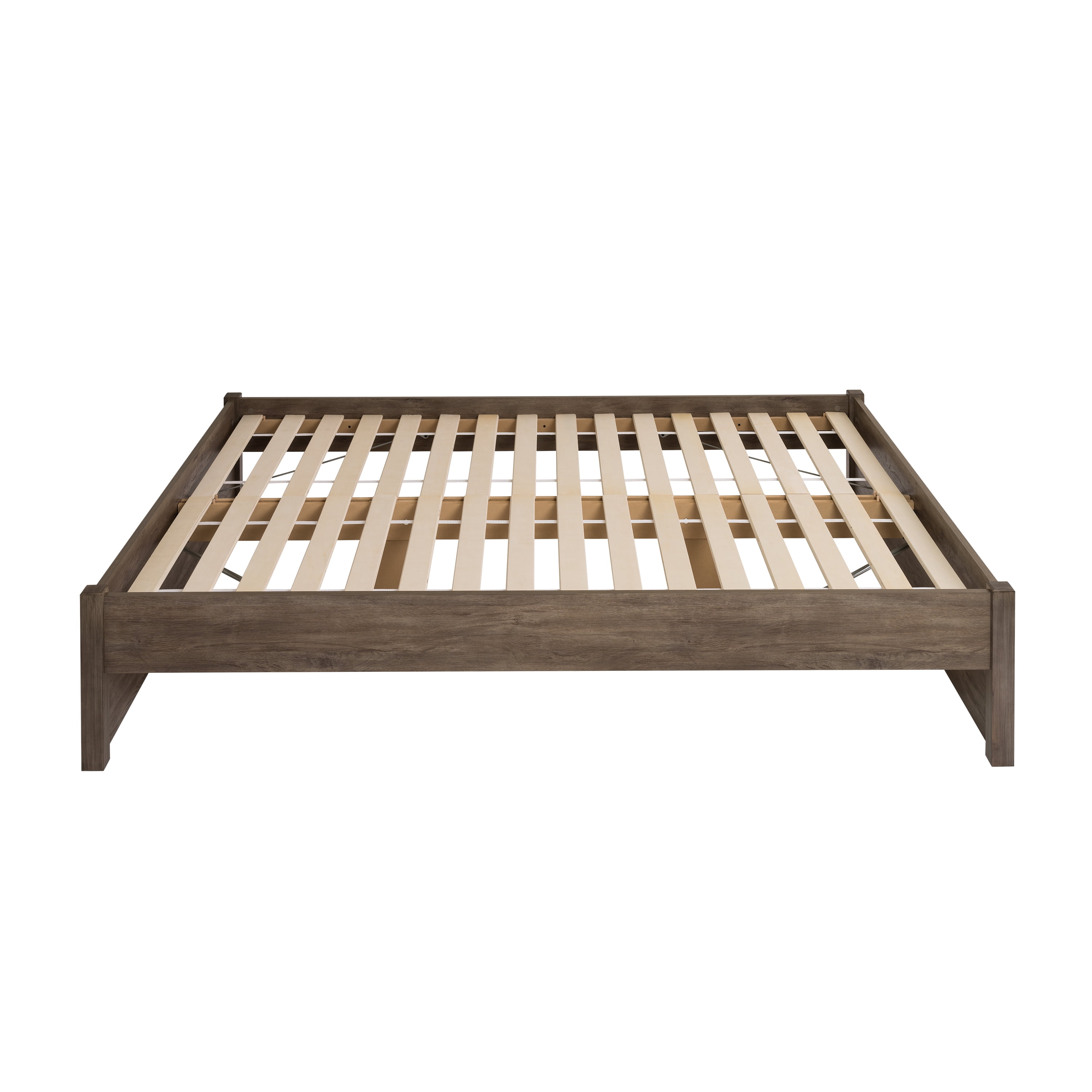 Prepac Select 4-Post Platform Bed, King, Drifted Gray