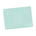 thumbnail image 1 of arctrm Cutting mat with grid, double-sided PVC table protector, versatile use for model Light Green, 1 of 9